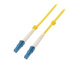 Patch Cord Fibra Optica LC/UPC 3m LSZH Galben, QOLTEC