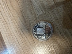 MONEDA ROMANIA 100 LEI FAO ROMA 1996 ARGINT