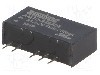 Convertor de tensiune, DC-DC, intrare 21,6...26,4V DC, iesire 24V DC, putere 1W, AIMTEC - AM1D-2424DZ