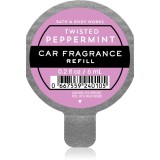 Bath &amp; Body Works Twisted Peppermint parfum pentru masina rezervă 6 ml