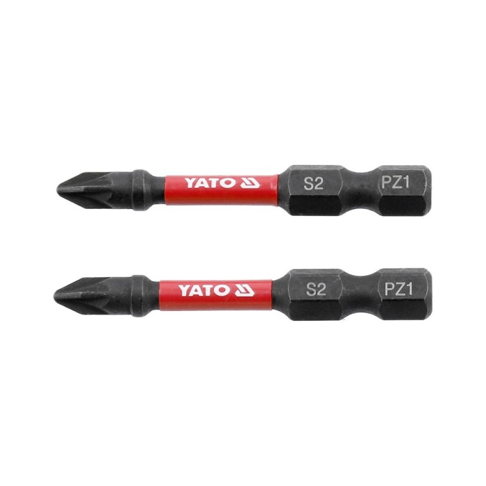 Biți de impact 1/4 50mm pz1 2 buc Yato YT-78043