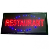 Reclama Luminoasa Panou Caseta LEDuri Interior RESTAURANT 50x25cm MHK