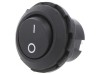 Comutator Rocker ON-OFF 6A/250V Negru