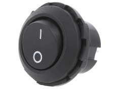 Comutator Rocker ON-OFF 6A/250V Negru
