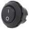Comutator Rocker ON-OFF 6A/250V Negru