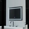 Oglinda LED Rectangulara, 80x60cm, Grid Light Basic Touch ModernLight Concept