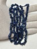 COLIER SODALIT - CYANIT - Lung - Margele - 92cm - Vintage !