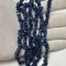 COLIER SODALIT - CYANIT - Lung - Margele - 92cm - Vintage !