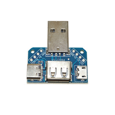 Modul adaptor Micro USB,USB A soclu,USB A mufa,USB C OKY3447-9 foto