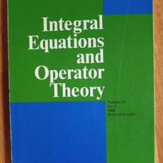 Integral Equations and Operator Theory vol.11, nr.3