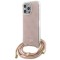 Husa Guess Crossbody Cord 4G Print iPhone 15 Pro Max, roz, GUHCP15XHC4SEP