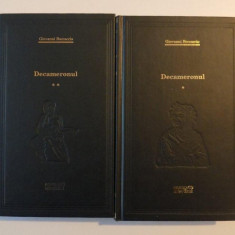 DECAMERONUL , VOLUMELE I - II de GIOVANNI BOCCACCIO , 2009 *BIBLIOTECA ADEVARUL