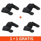 Set 2 Protectii Glezna Negre Velcro, Material Textil, 1+1 GRATIS