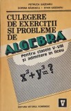 Culegere de exercitii si probleme de algebra. Pentru clasele V-VIII si admitere in liceu - Petruta Gazdaru