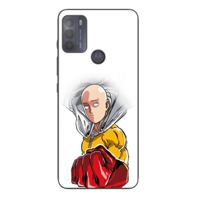 Husa compatibila cu Motorola Moto G50 Silicon Gel Tpu Model One Punch Man Saitama foto