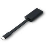 Cablu adaptor Dell USB-C - RJ-45, Negru