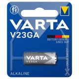 Baterie alcalina Varta V23GA 12V (tip 23A) pentru telecomenzi, alarme, sonerii