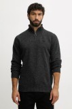 Barbour pulover de l&acirc;nă culoarea bleumarin, light, cu turtleneck, MKN0339