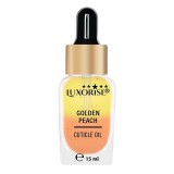 Cumpara ieftin Ulei cuticule bifazic Golden Peach - LUXORISE,15ml