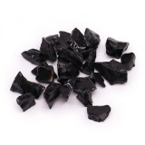 Obsidian negru cristal brut 2 - 4 cm - protectie energii negative