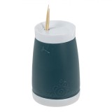 Scobitori Bambus, 200 Bucăți, Recipient Plastic, Culoare Albastru-Gri, Oem