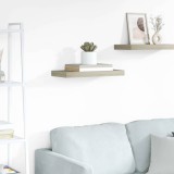 vidaXL Raft de perete suspendat, stejar, 50x23x3,8 cm, MDF 323871