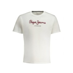 Tricou barbati cu maneca scurta, cu imprimeu, Regular fit, Alb, XL