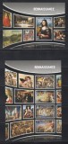 Maldive 2016 - Curente &icirc;n Pictură - Renessance, Colita + Bloc, MNH