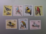 AUSTRALIA PASARI SERIE MNH=230, Nestampilat