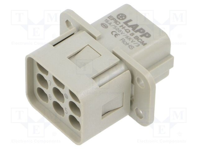 Conector LAPP EPIC H-Q HDC insert contact mamă 9 pini 16A 500V crimp