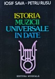 Istoria muzicii universale in date - 1983 - Iosif Sava (XD288)