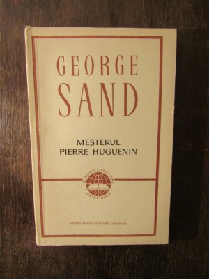 MESTERUL PIERRE HUGUENIN - GEORGE SAND foto