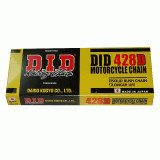 Lant transmisie DID428D-124 zale, fara o-ring, pentru motociclete 125cc-250cc Cod Produs: MX_NEW DID428D-124ML