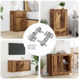 vidaXL Hinge 2 pcs Nichel 139 x 64,1 x 10 mm Fier 864680