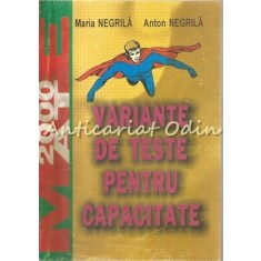 Variante De Teste Pentru Capacitate. Mate 2000 - Maria Negrila