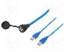 Conector {{Tip conector}}, piuli&amp;#355;a din spate, pt. montare pe panou, ENCITECH - 1310-1028-03