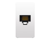 Priza RJ45 UTP CAT5E 1M Gewiss System Pura alb lucios GWC20271