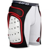 Short cu protectie UFO culoare negru/alb marime L Cod Produs: MX_NEW PI06281BL