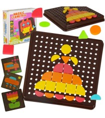 Puzzle creativ mozaic din 170 piese forme geometrice pentru copii