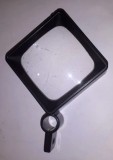 CY - Lupa convex-concava (fata 1 &amp; fata 2) cadru patrat din plastic dur L: 8 cm