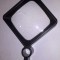 CY - Lupa convex-concava (fata 1 &amp; fata 2) cadru patrat din plastic dur L: 8 cm