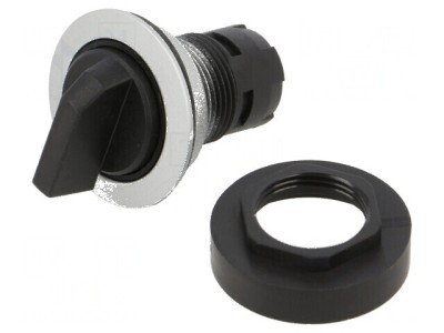Comutator rotativ 22mm cu 2 poziții - RONTRON-R-JUWEL foto