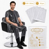 Pelerine de unică folosință pentru coafor 50 buc. 140x130 cm transparente