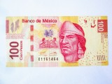 Mexic 100 Pesos 2016 &icirc;n stare foarte bună,bancnota din imagini