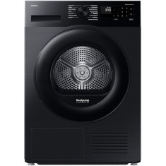 Uscator de rufe Samsung DV90DG52A0ABLE, 9 kg, Pompa de caldura, WiFi SmartThings, Afisaj LED, Clasa A+++, Negru
