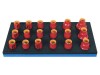 Set chei 6-puncte izolată tubulară 1/2&quot; 18 buc UNIOR