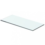 Gossi raft din sticla transparenta, 40 x 12 cm