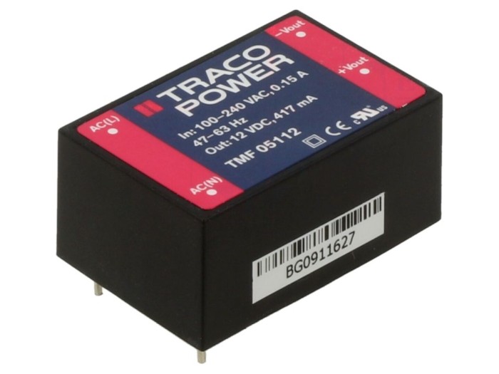 Convertor AC/DC 5W 12V DC pentru PCB