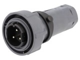 Conector circular tată 3 pini 25A 600V BULGIN Buccaneer 7000 PXP7010/03P/ST/1315