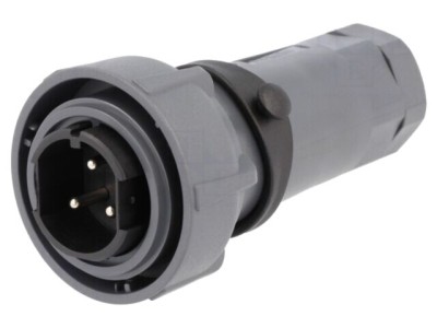Conector circular tată 3 pini 25A 600V BULGIN Buccaneer 7000 PXP7010/03P/ST/1315 foto